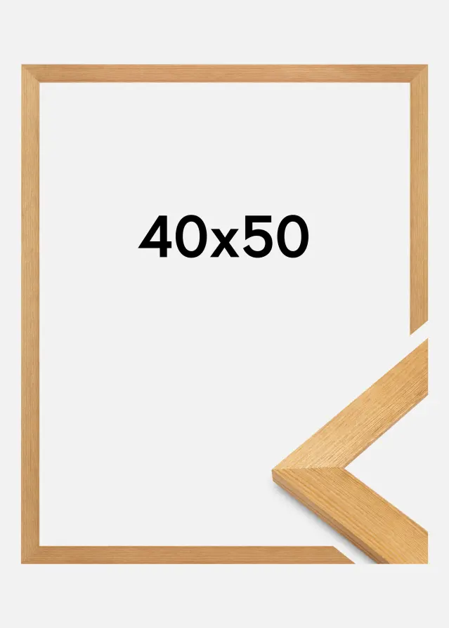 Ramme Sandra Akrylglass Eik 40x50 cm