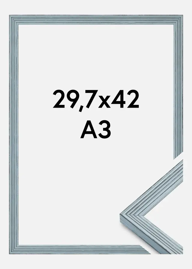 Ramme Tosca Akrylglass Blå 29,7x42 cm (A3)