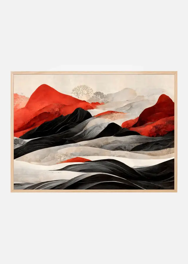 Red Mountains Plakat