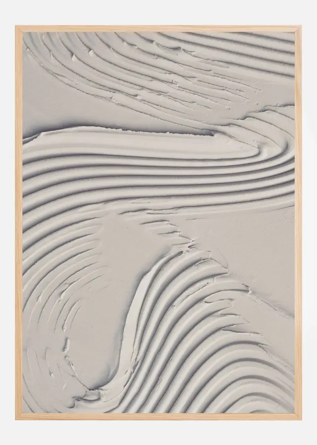 Mud Texture 14 Beige Plakat