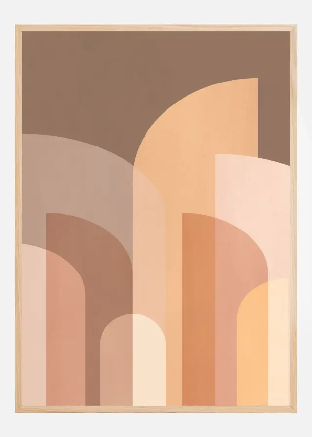 Retro Geometric II Plakat