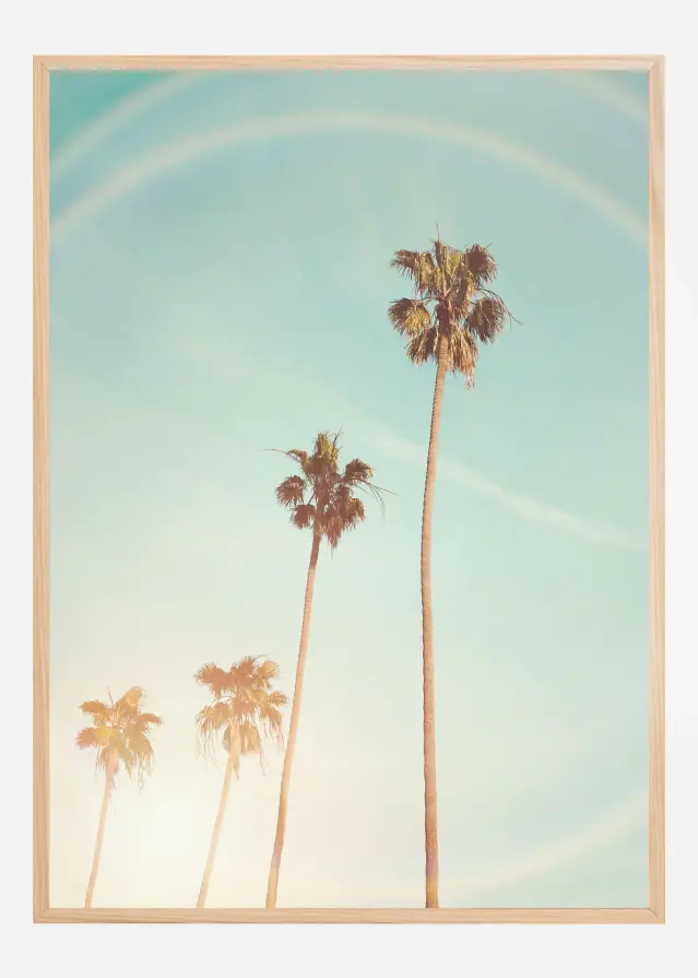 Sunny Cali Palm Tree Plakat