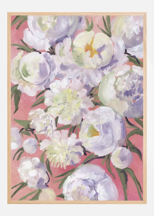 Kinsly painterly bouquet Plakat
