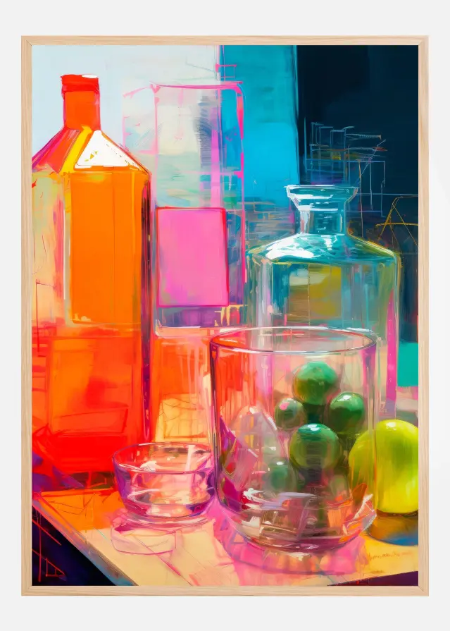 Neon Still Life No 2 Plakat