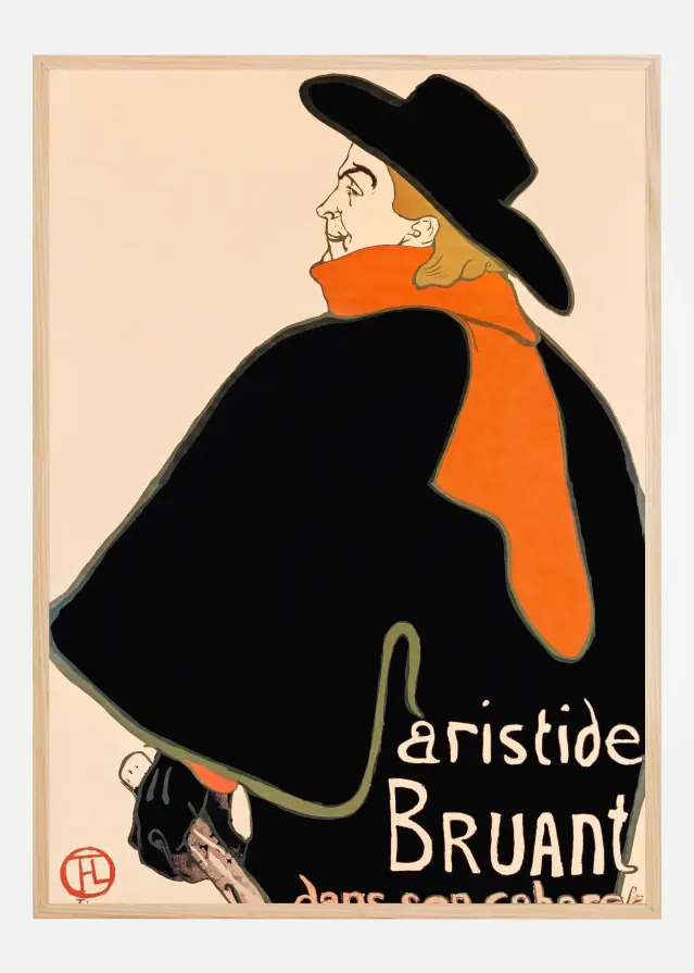 Aristide Bruant In His Cabaret (1893) Plakat