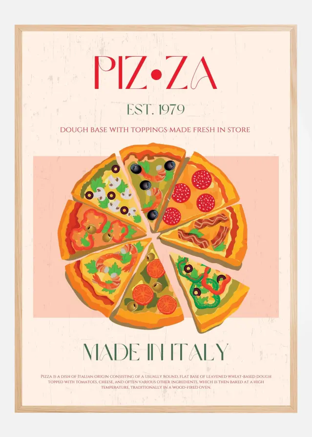 Pizza Plakat