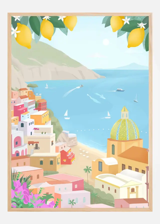 Positano Plakat