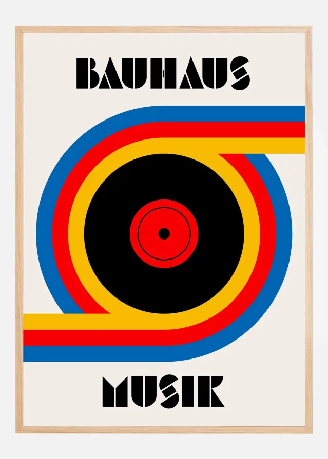 Bauhaus Musik Vinyl Plakat