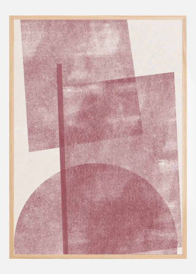 Paper Red Collage No.4 Plakat