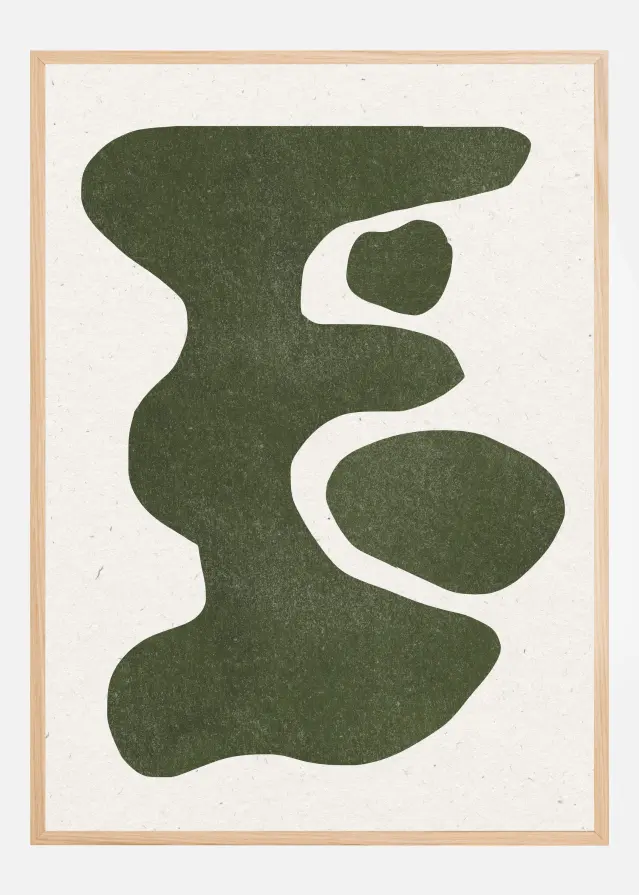 Abstract Retro Shapes Plakat