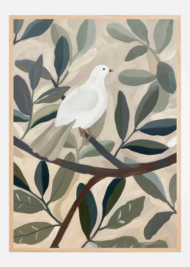 Dove In Tree Plakat