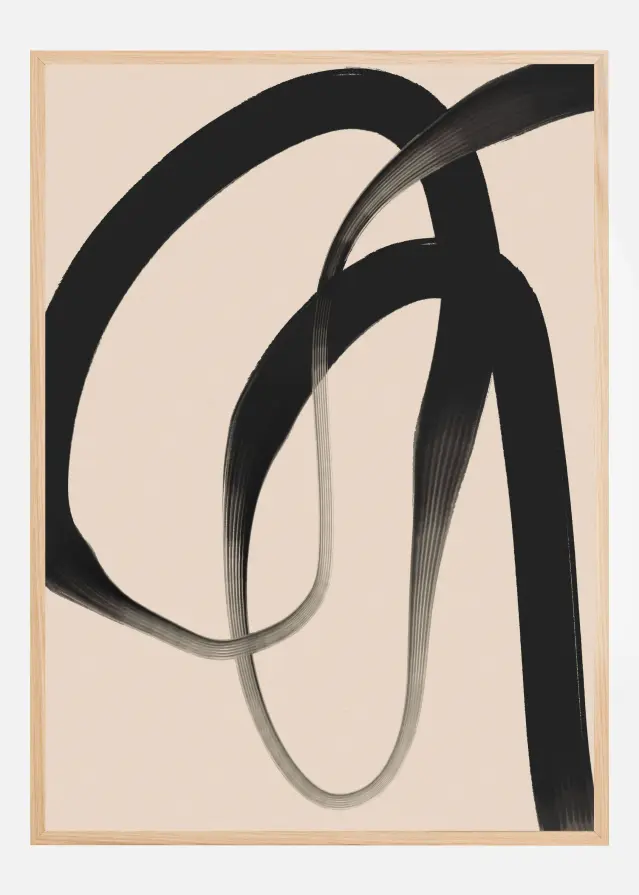 Black Strokes No 24 Plakat