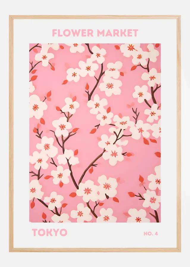 Flower Market Tokyo Plakat