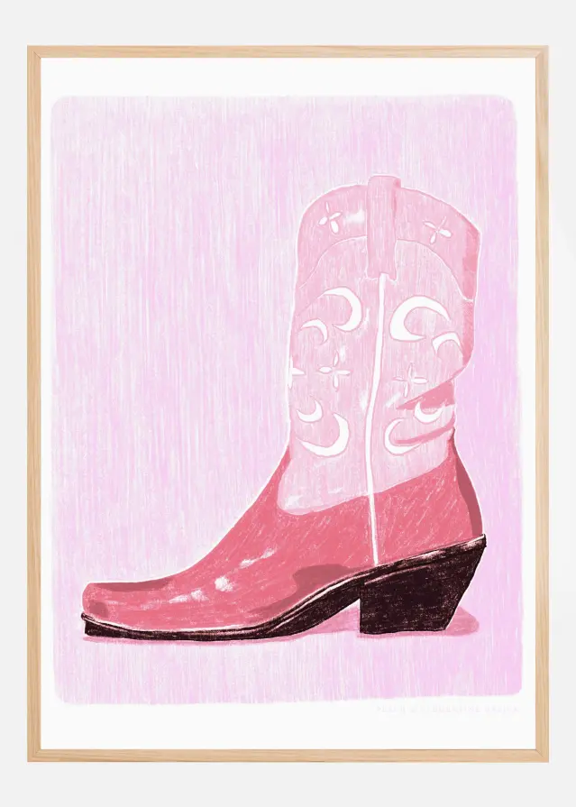 Pac Cowgirlboot Plakat