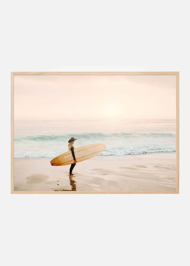 Surfer Cowgirl Plakat