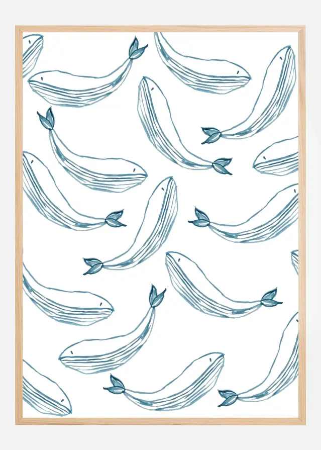 Ballenas Plakat
