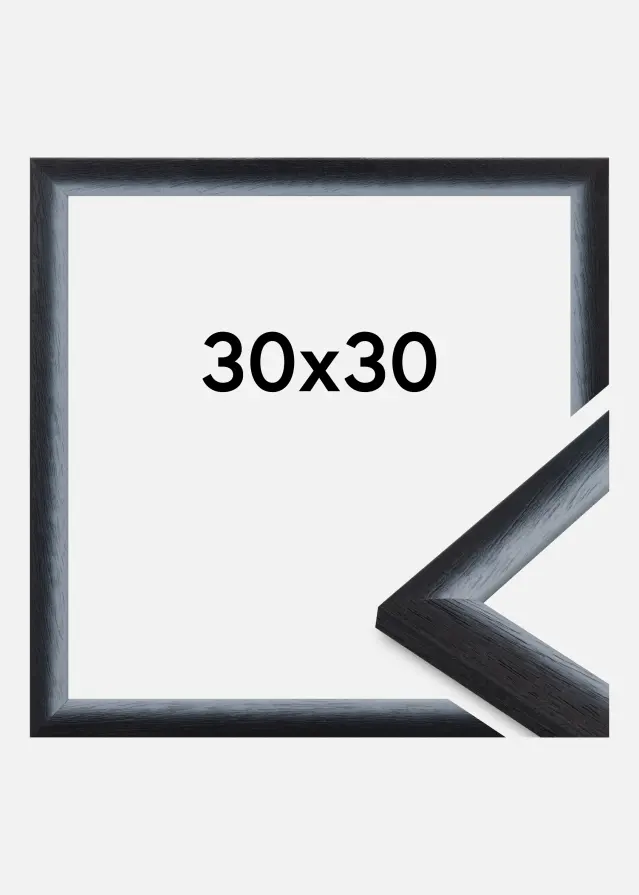 Ramme Cornwall Akrylglass Svart 30x30 cm