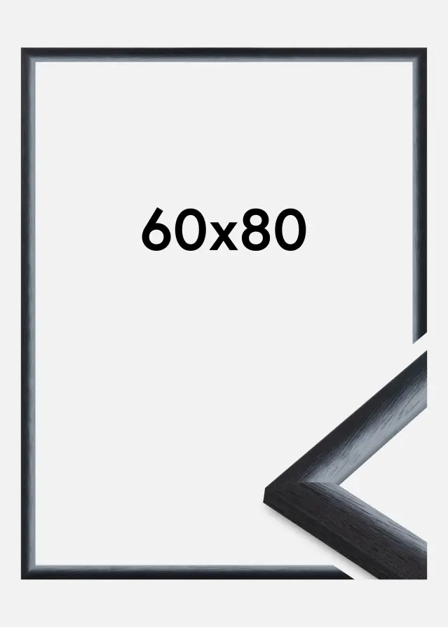 Ramme Cornwall Akrylglass Svart 60x80 cm