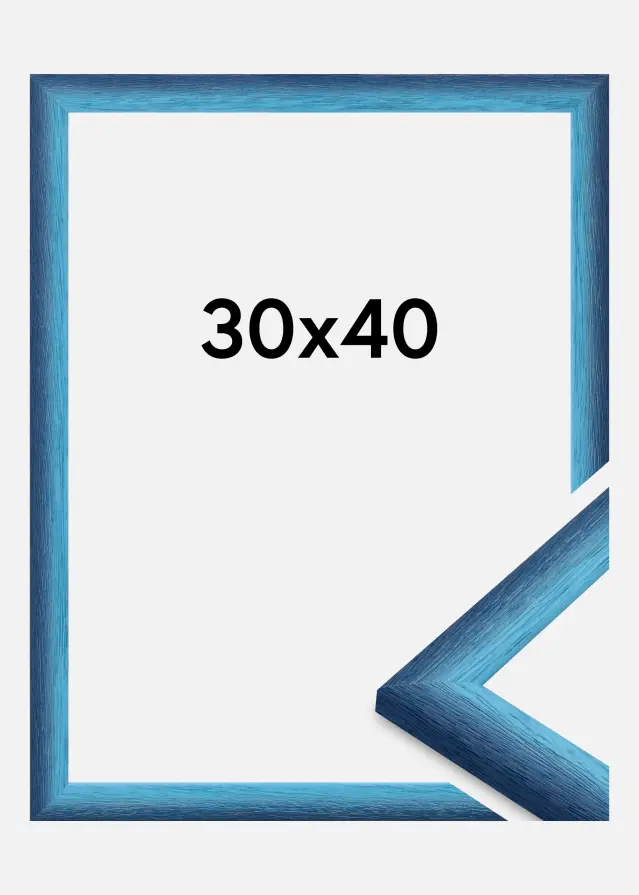 Ramme Cornwall Akrylglass Mørkeblå 30x40 cm