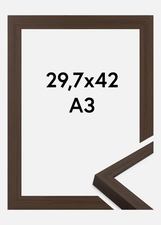 Ramme Wells Akrylglass Brun 29,7x42 cm (A3)
