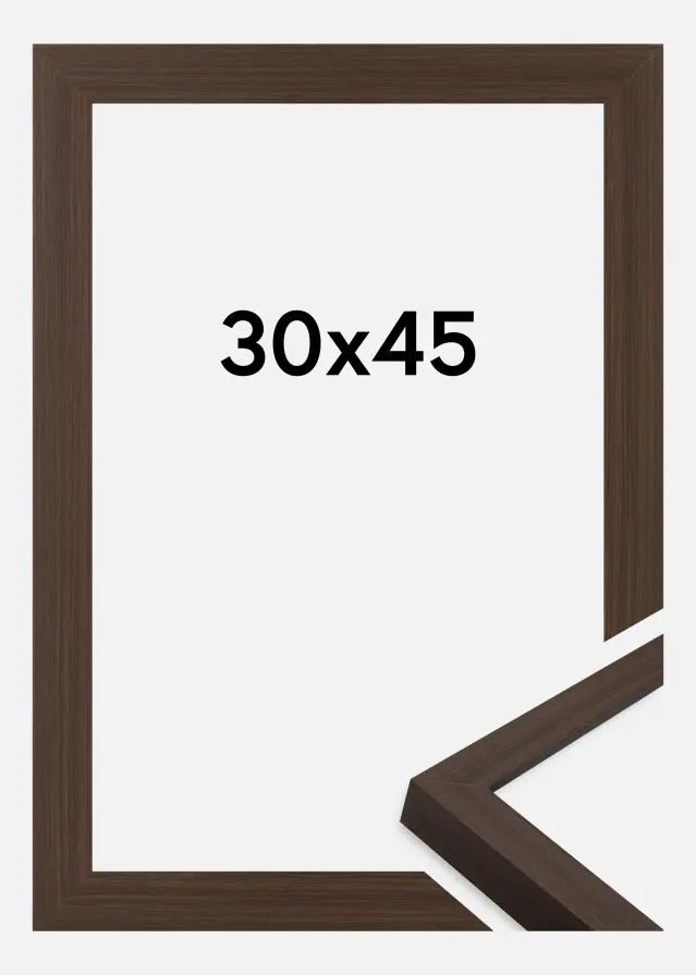 Ramme Wells Akrylglass Brun 30x45 cm