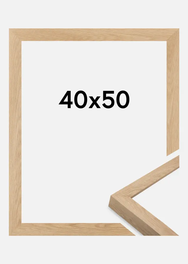 Ramme Wells Akrylglass Eik 40x50 cm