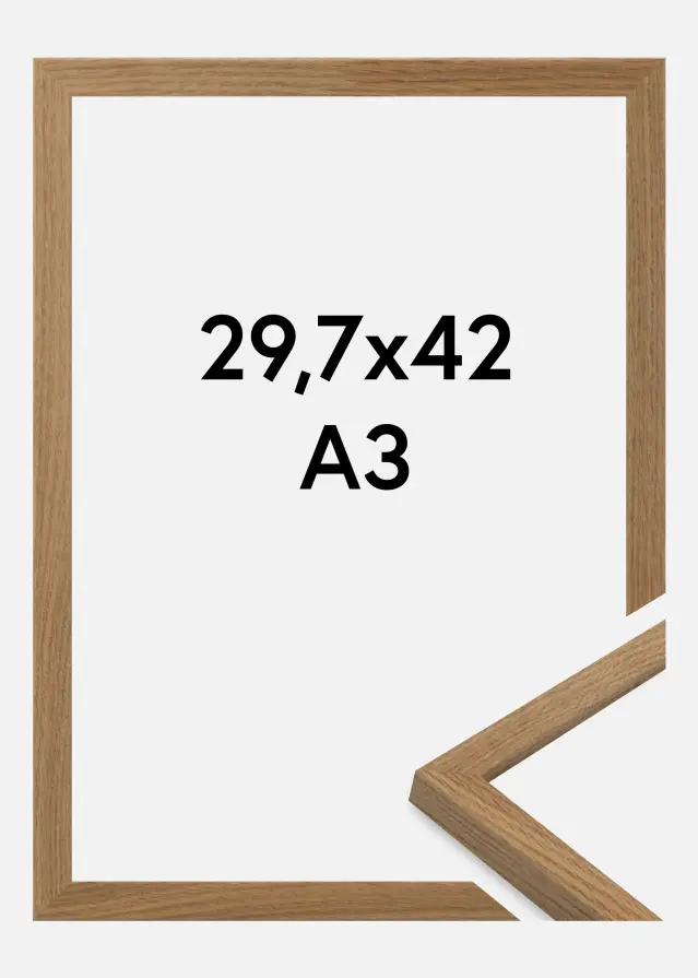 Ramme Salisbury Akrylglass Eik 29,7x42 cm (A3)