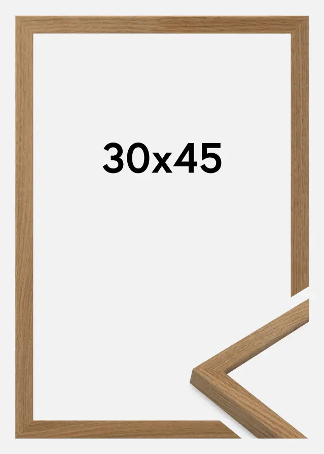 Ramme Salisbury Akrylglass Eik 30x45 cm