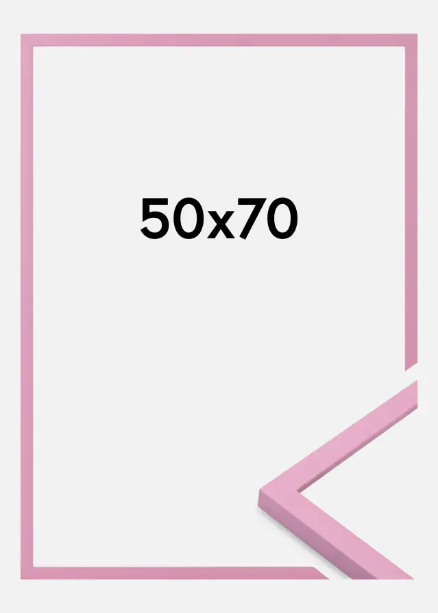 Ramme Kent Akrylglass Rosa 50x70 cm