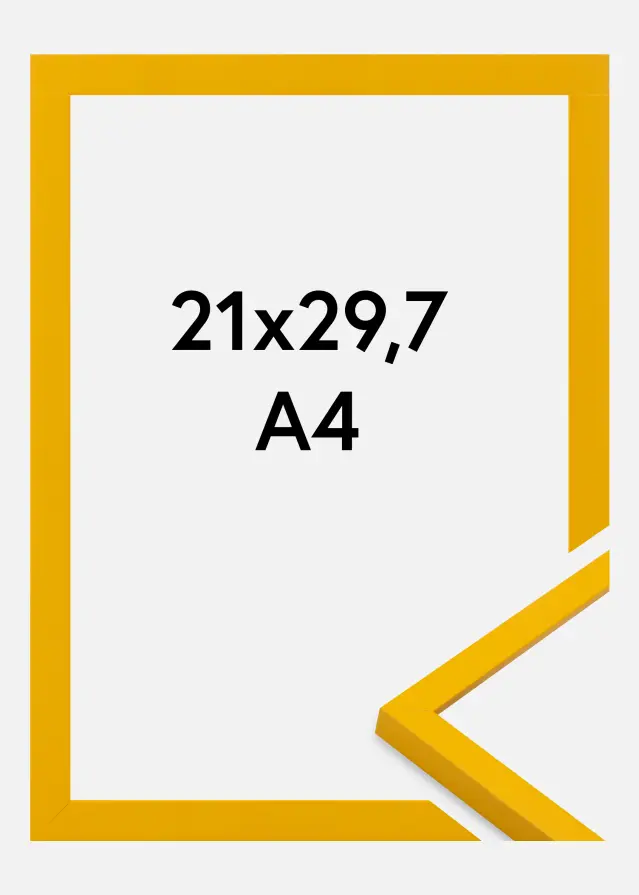 Ramme Kent Akrylglass Gull 21x29,7 cm (A4)