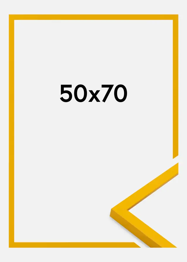 Ramme Kent Akrylglass Gull 50x70 cm
