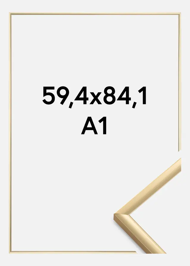 Ramme New Lifestyle Akrylglass Gull 59,4x84 cm (A1)