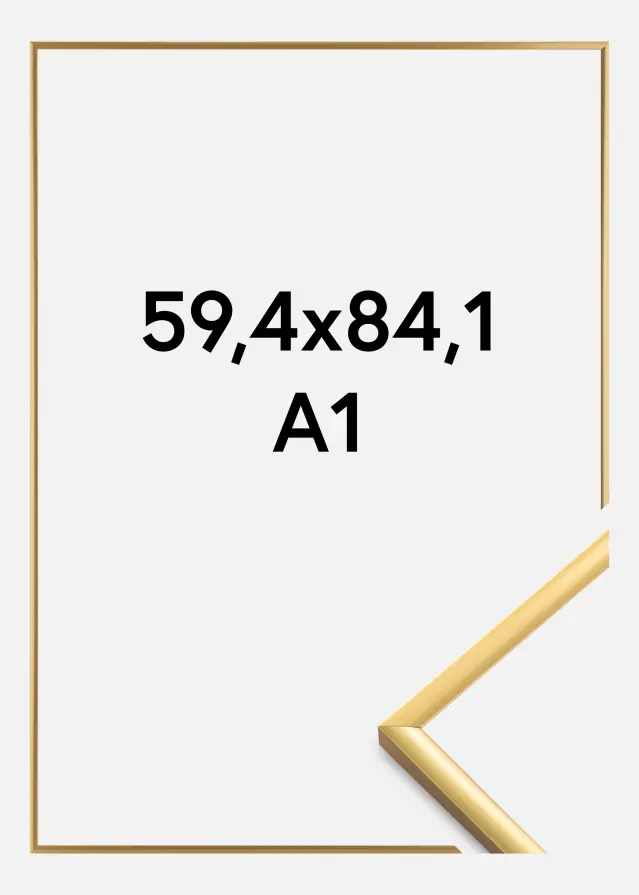 Ramme New Lifestyle Akrylglass Shiny Gold 59,4x84,1 cm (A1)
