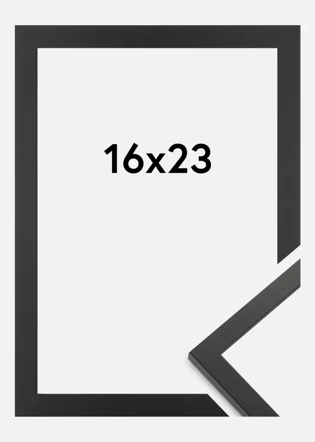 Ramme Trendy Akrylglass Svart 16x23 cm
