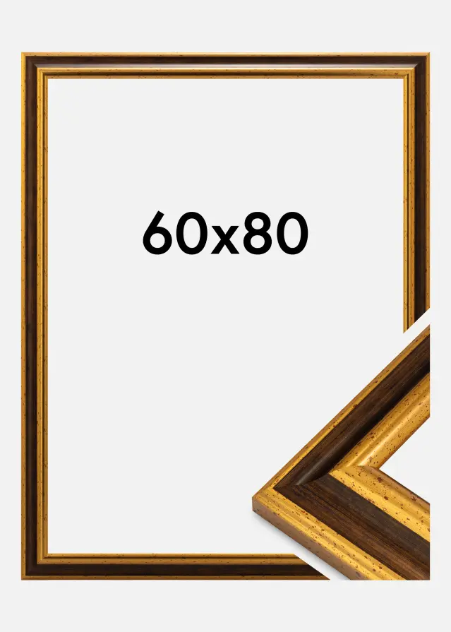 Ramme Aberystwyth Akrylglass Gull 60x80 cm