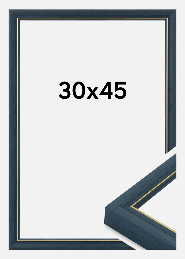 Ramme Canterbury Akrylglass Blå 30x45 cm
