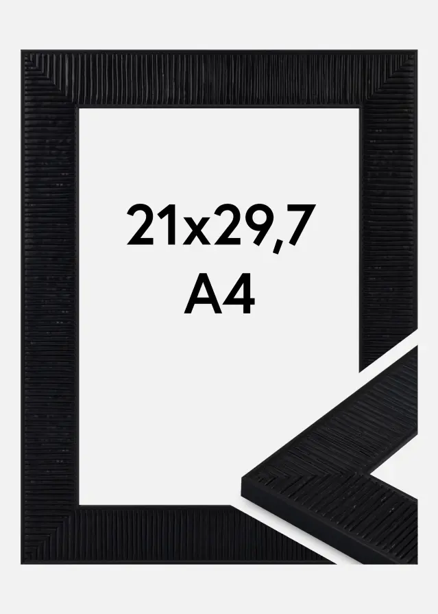 Ramme Lund Akrylglass Svart 21x29,7 cm (A4)