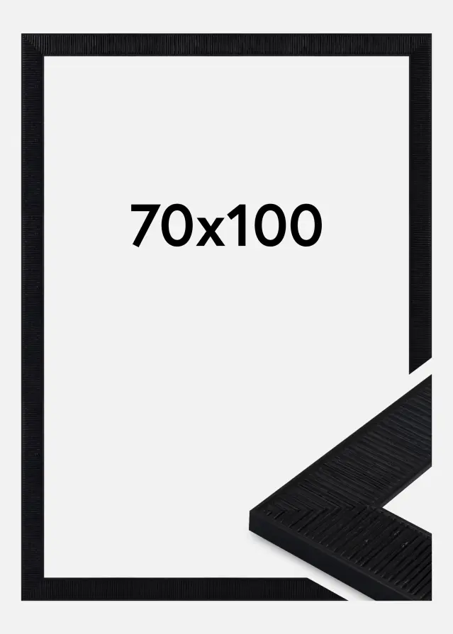 Ramme Lund Akrylglass Svart 70x100 cm