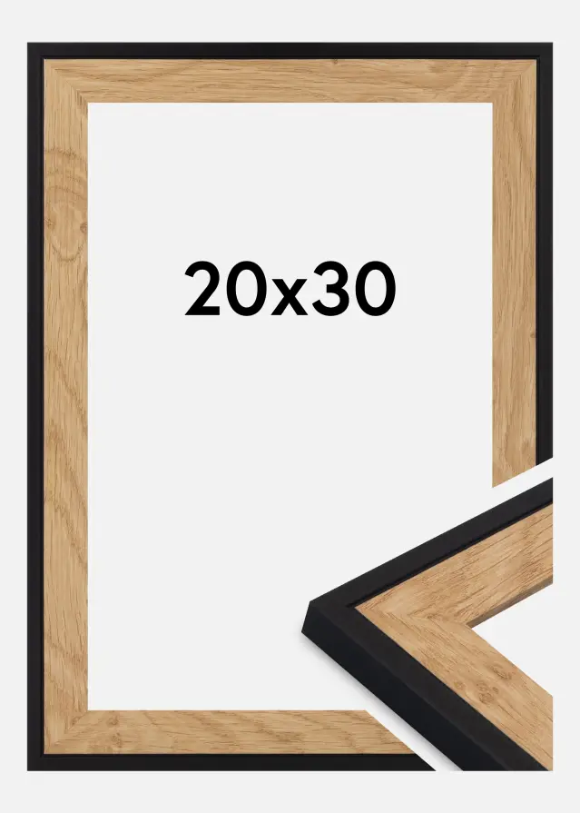 Ramme Iris Akrylglass Svart 20x30 cm