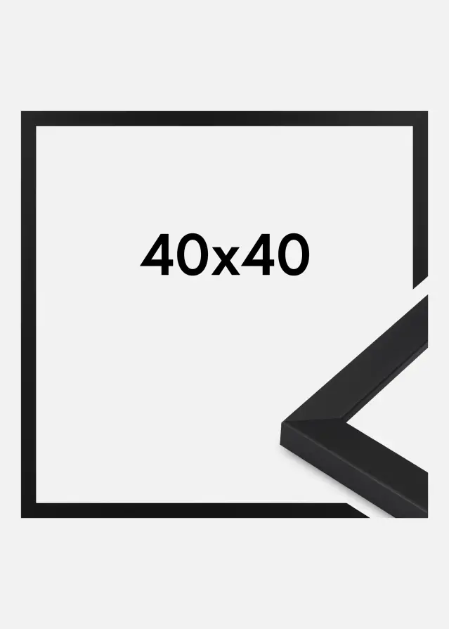 Ramme Oban Akrylglass Svart 40x40 cm