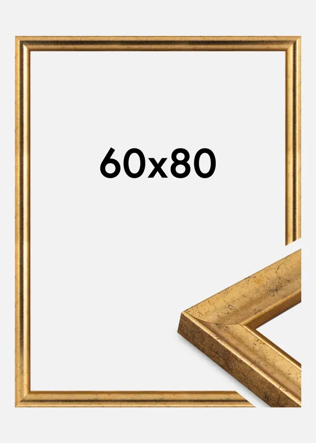 Ramme Conca Akrylglass Gull 60x80 cm