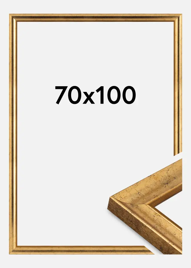 Ramme Conca Akrylglass Gull 70x100 cm