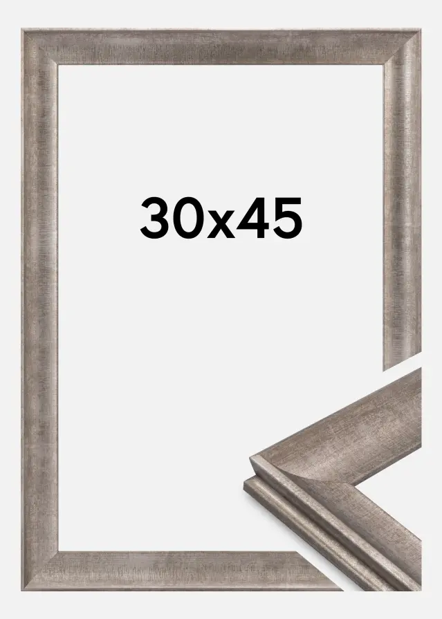 Ramme Conca Akrylglass Sølv 30x45 cm