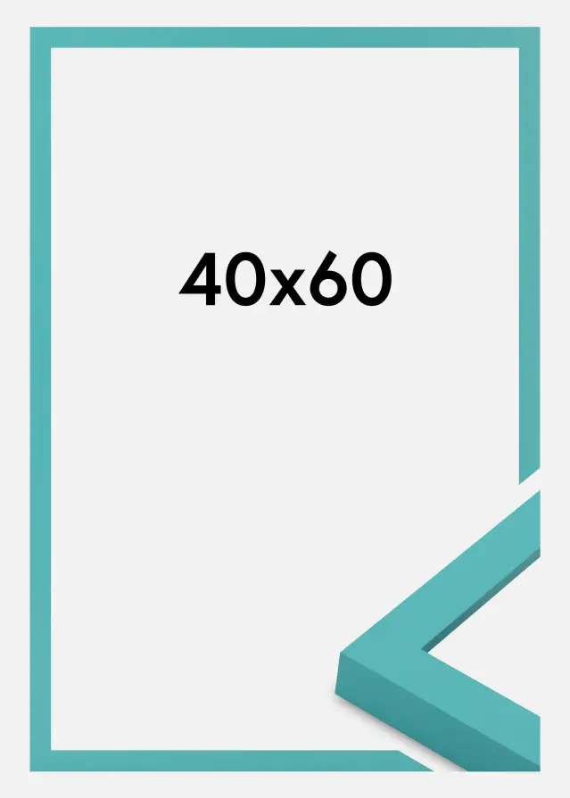 Ramme Selection Akrylglass Aqua Blue 40x60 cm