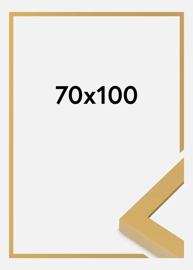 Ramme Selection Akrylglass Corn Yellow 70x100 cm