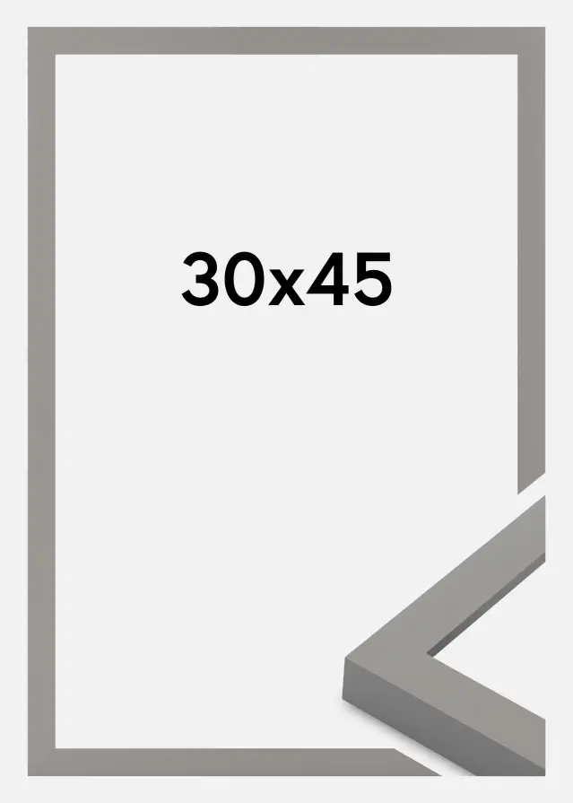 Ramme Selection Akrylglass Grey 30x45 cm