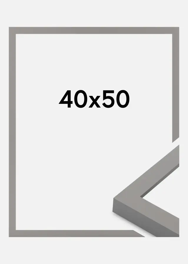 Ramme Selection Akrylglass Grey 40x50 cm