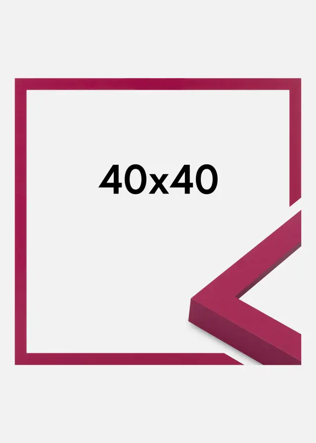 Ramme Selection Akrylglass Hot Pink 40x40 cm