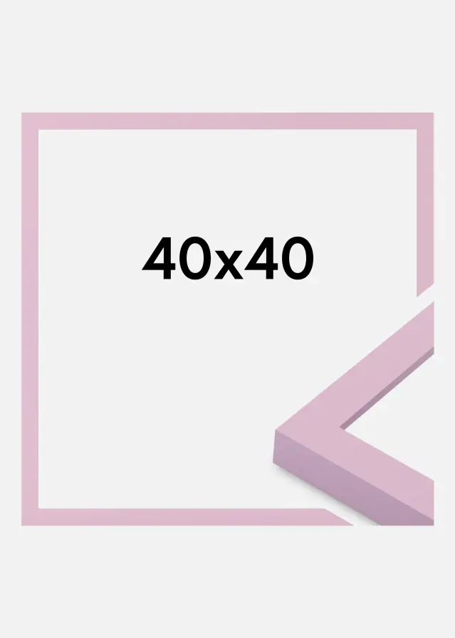 Ramme Selection Akrylglass Pink 40x40 cm