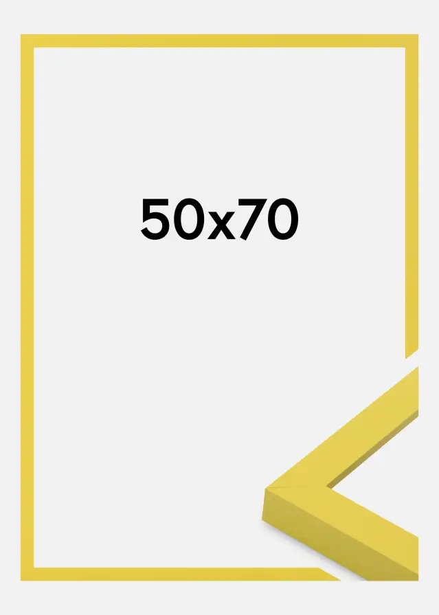 Ramme Selection Akrylglass Yellow 50x70 cm
